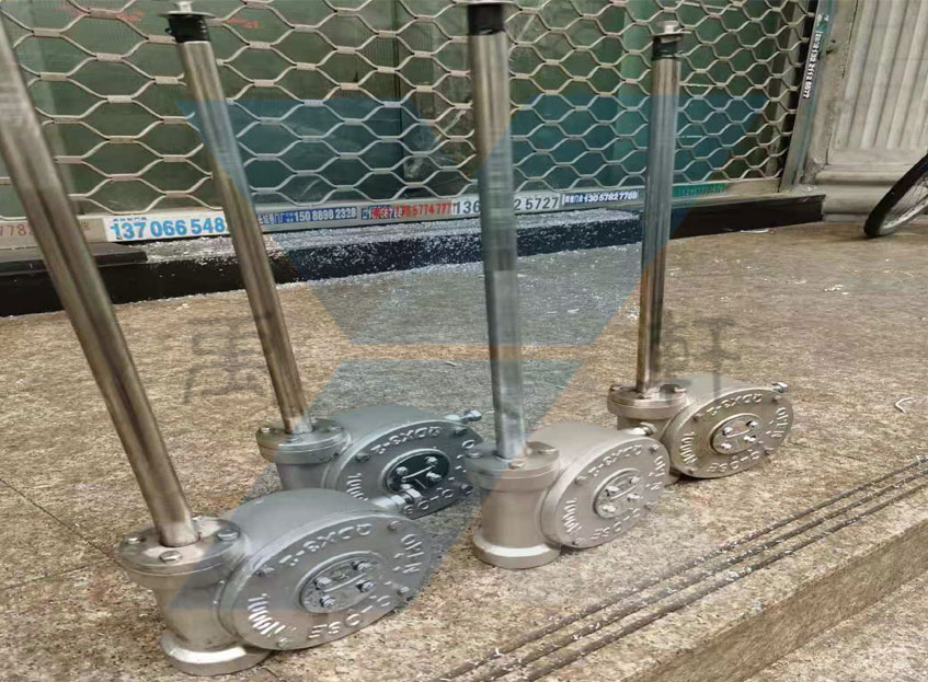 4台加长蜗杆不锈钢麻豆性爱乱伦视频（蜗轮头）完成定制(图2)