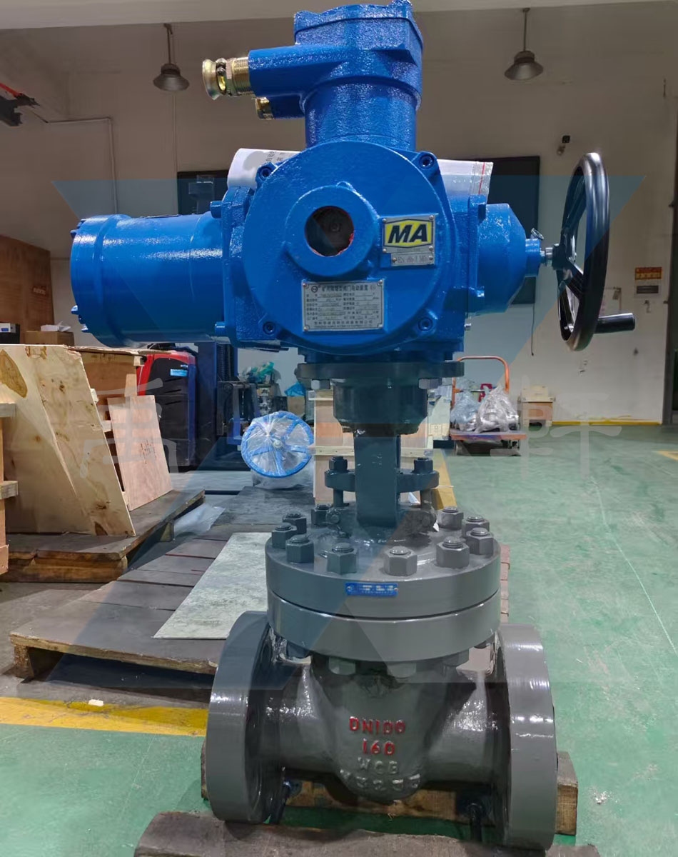 Z941H-160C-DN100电动高压闸阀顺利完成生产，启运山东化工项目(图1)